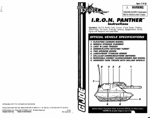 Handleiding Hasbro GI Joe I.R.O.N. Panther