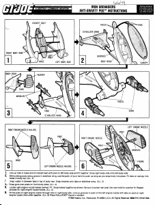 Handleiding Hasbro GI Joe Iron Grenadiers Anti-Gravity Pod