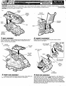 Handleiding Hasbro GI Joe Monster Blaster APC