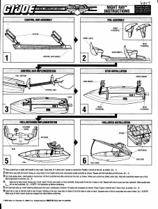 Handleiding Hasbro GI Joe Night Ray