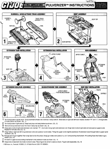 Handleiding Hasbro GI Joe Pulverizer