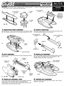 Handleiding Hasbro GI Joe Shark 9000