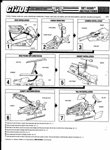 Handleiding Hasbro GI Joe Sky Hawk