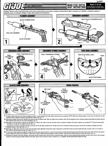 Handleiding Hasbro GI Joe Snake Eyes Battle Gear