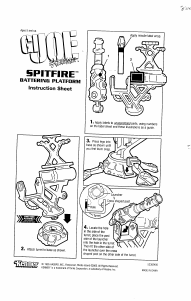 Handleiding Hasbro GI Joe Spitfire Battering Platform