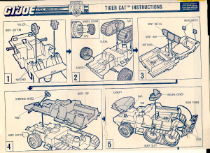 Handleiding Hasbro GI Joe Tiger Cat
