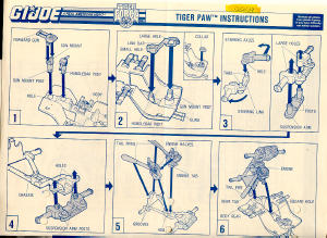 Handleiding Hasbro GI Joe Tiger Paw