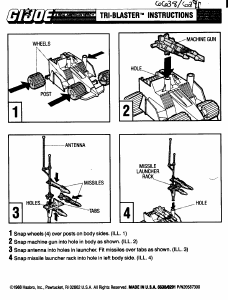 Handleiding Hasbro GI Joe Tri-Blaster