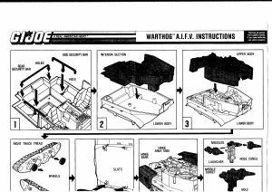 Handleiding Hasbro GI Joe Warthog A.I.F.V.