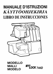Käyttöohje Janome MyLock 744D Ompelukone