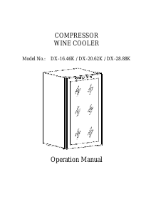 Manual Dunavox DX-16.46K Wine Cabinet