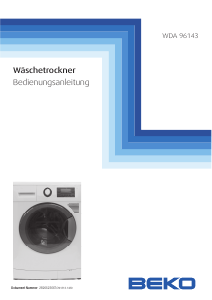 Bedienungsanleitung BEKO WDA 96143 Waschtrockner