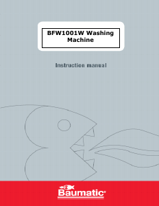Bruksanvisning Baumatic BFW1001W Tvättmaskin
