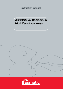 Handleiding Baumatic B191SS-A Oven