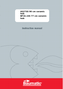 Handleiding Baumatic AS27SS Kookplaat