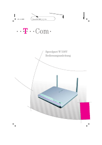 Bedienungsanleitung Telekom Speedport W 500V Router