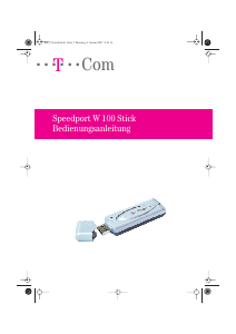 Bedienungsanleitung Telekom Speedport W 100 Stick Router