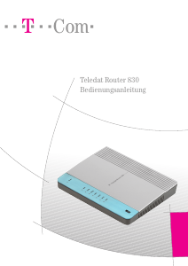 Bedienungsanleitung Telekom Teledat 830 Router