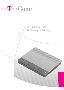 Bedienungsanleitung Telekom Teledat 820 Router