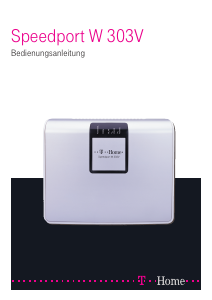 Bedienungsanleitung Telekom Speedport W 303V (Typ A) Router