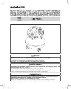 Handleiding Metabo EC 710S Compressor