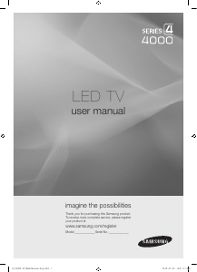 Manual Samsung UN22C4000PD LED Television
