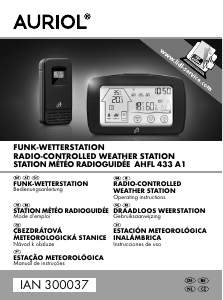 Manual Auriol IAN 300037 Estação meteorológica