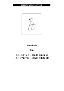 Bedienungsanleitung Amica KH 17176 E Dunstabzugshaube