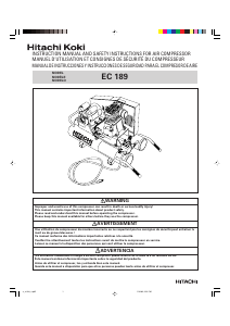 Bruksanvisning Hitachi EC 189 Kompressor