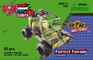 Handleiding Built to Rule set 6504 GI Joe Forest Fox