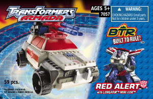 Handleiding Built to Rule set 7057 Transformers Red Alert
