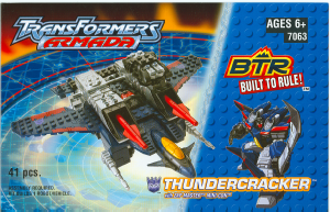 Handleiding Built to Rule set 7063 Transformers Thundercracker