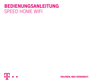 Bedienungsanleitung Telekom Speed Home WiFi Router