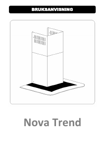 Bruksanvisning Cylinda Nova Trend Köksfläkt