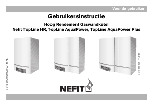 Handleiding Nefit TopLine AquaPower HRC 30/CW5 CV-ketel