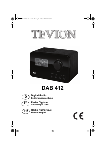 Bedienungsanleitung Tevion DAB 412 Radio