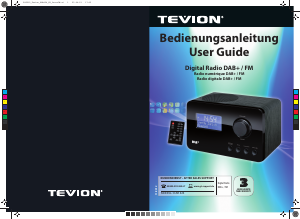 Mode d’emploi Tevion DAB 424 Radio