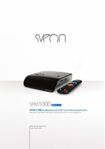Bruksanvisning Sveon SPM1000 Mediaspelare