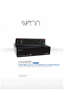 Bruksanvisning Sveon SPM4000 Mediaspelare