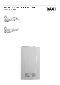 Manual de uso Baxi Platinum DUO Plus 24 AIFM Caldera de gas