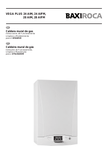 Manual de uso Baxi Vega Plus 24 AIFM Caldera de gas