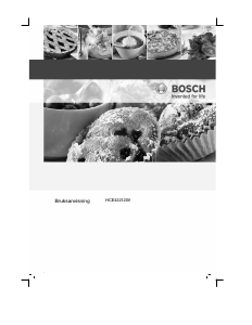 Bruksanvisning Bosch HCE422120V Spis