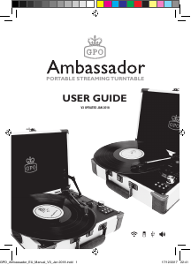 Handleiding GPO Ambassador Platenspeler