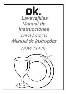 Manual OK ODW 134-IB Máquina de lavar louça