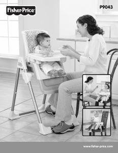 Bruksanvisning Fisher-Price P9043 Barnmatstol