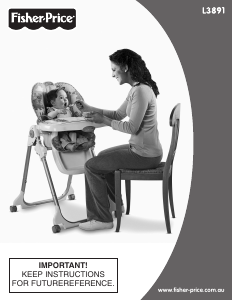 Manual Fisher-Price L3891 Baby High Chair