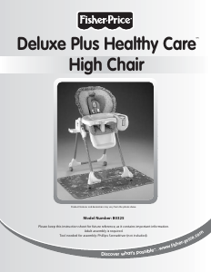 Manual Fisher-Price B0325 Deluxe Plus Healthy Care Baby High Chair