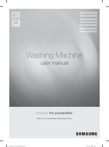 Manual Samsung WA75H4200SW/TC Washing Machine