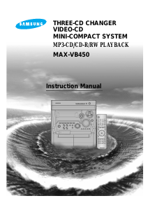 Manual Samsung MAX-VB450 Stereo-set