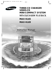 Manual Samsung MAX-VL65 Stereo-set